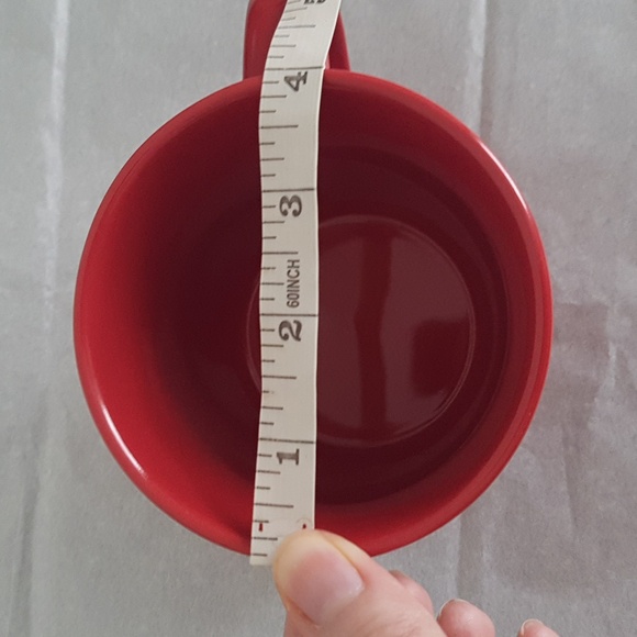 Starbucks 2013 Valentines Day Red Etched Twirled Hearts 14 fl oz Mug - Picture 8 of 10